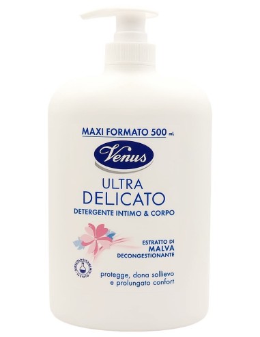 venus detergente intimo e corpo - maxi 500ml - ultra delicato - malva: tuttocasashop.it: igiene e cura della persona