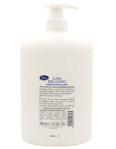 venus detergente intimo e corpo - maxi 500ml - ultra delicato - malva: tuttocasashop.it: igiene e cura della persona