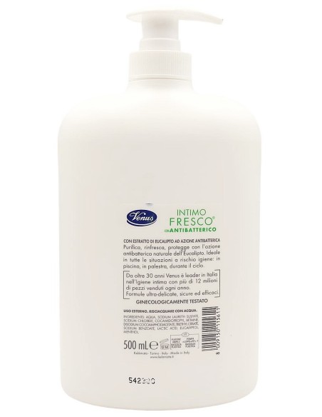venus detergente intimo - maxi 500ml - fresco con antibatterico - eucalipto: tuttocasashop.it: igiene e cura della persona