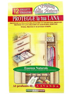 geca 12 fogli salvalana profumati alla lavanda - antitarme: tuttocasashop.it: pulizia e cura della casa