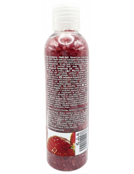 body basics sali da bagno 250 grammi - fragola: tuttocasashop.it: igiene e cura della persona