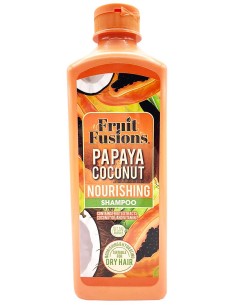 fruit fusions shampoo 600ml - nutriente - papaya e coconut - capelli secchi: tuttocasashop.it: igiene e cura della persona