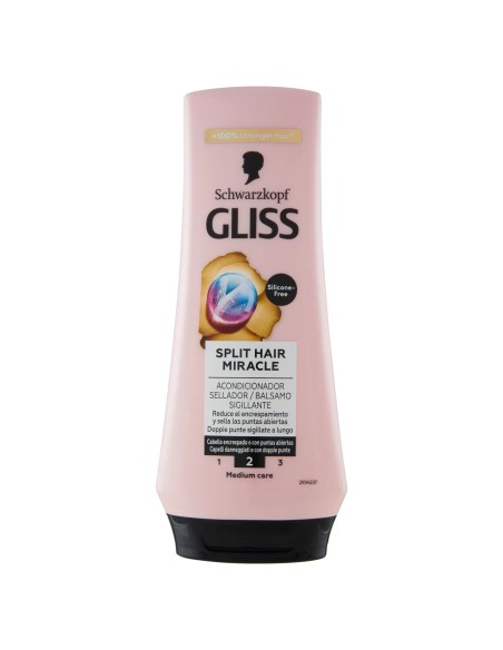 gliss testanera balsamo per capelli - 200ml - capelli spezzati danneggiati: tuttocasashop.it: igiene e cura della persona