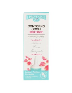 i provenzali bio contorno occhi idratante - 15ml - olio di rosa mosqueta: tuttocasashop.it: igiene e cura della persona