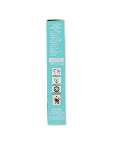 i provenzali bio contorno occhi idratante - 15ml - olio di rosa mosqueta: tuttocasashop.it: igiene e cura della persona