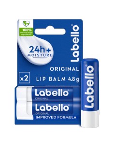 labello balsamo labbra - 5.5ml - 4.8g - classico - idratazione 24h - 2 pezzi: tuttocasashop.it: igiene e cura della persona