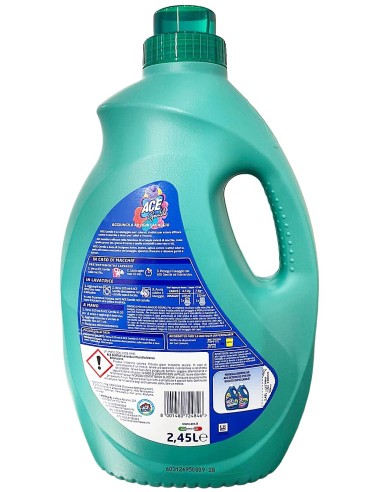 ace gentile candeggina delicata 2450ml oxy color - lavanda e muschio bianco: tuttocasashop.it: prodotti per bucato e tessuti
