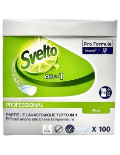 svelto professional - 100 tabs lavastoviglie - tutto in 1 - h.a.c.c.p.: tuttocasashop.it: pulizia e cura della casa