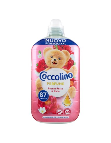 coccolino ammorbidente concentrato xxl 87 lavaggi 1827ml peonia rossa e mela: tuttocasashop.it: prodotti per bucato e tessuti