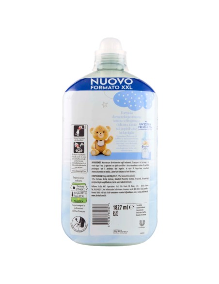 coccolino ammorbidente concentrato - 87 lavaggi 1827ml - delicato e soffice: tuttocasashop.it: prodotti per bucato e tessuti