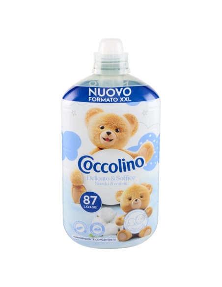 coccolino ammorbidente concentrato - 87 lavaggi 1827ml - delicato e soffice: tuttocasashop.it: prodotti per bucato e tessuti