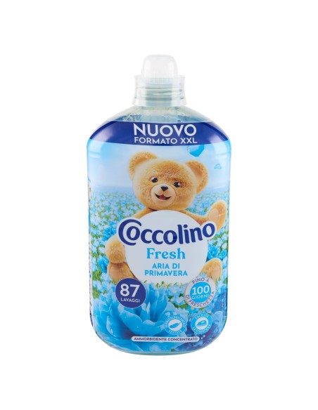 coccolino ammorbidente concentrato - xxl 87 lavaggi 1827ml - primavera: tuttocasashop.it: prodotti per bucato e tessuti