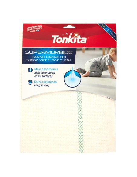 arix tonkita supermorbido panno pavimenti maxi assorbenza extra resisstenza: tuttocasashop.it: pulizia e cura della casa