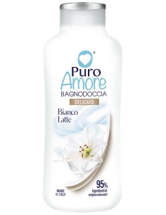 puro amore bagnodoccia delicato - 650ml - bianco latte: tuttocasashop.it: igiene e cura della persona