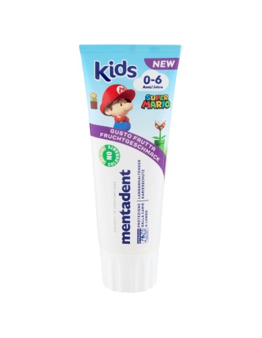 mentadent kids dentifricio 75ml - bambini 0-6 anni - gusto frutta: tuttocasashop.it: igiene e cura della persona