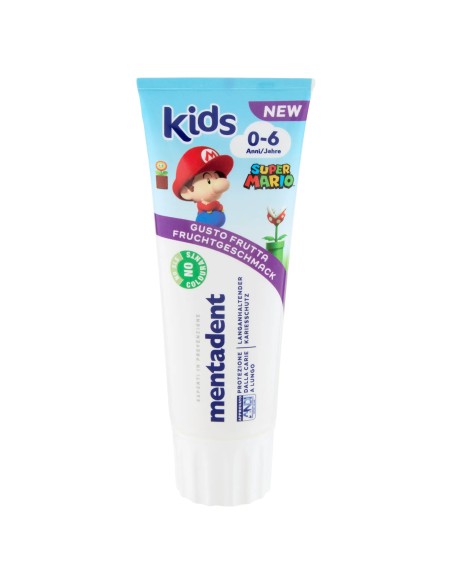 mentadent kids dentifricio 75ml - bambini 0-6 anni - gusto frutta: tuttocasashop.it: igiene e cura della persona