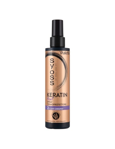 syoss by palette hair keratin heat spray 200ml - termoprotettore per capelli: tuttocasashop.it: igiene e cura della persona