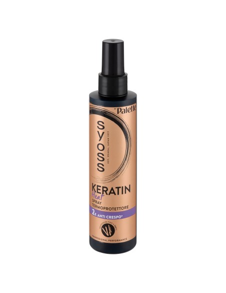 syoss by palette hair keratin heat spray 200ml - termoprotettore per capelli: tuttocasashop.it: igiene e cura della persona