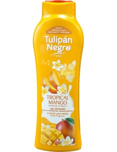 tulipan negro bagnoschiuma - 650ml - tropical mango - intense and fresh: tuttocasashop.it: igiene e cura della persona