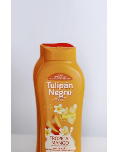 tulipan negro bagnoschiuma - 650ml - tropical mango - intense and fresh: tuttocasashop.it: igiene e cura della persona