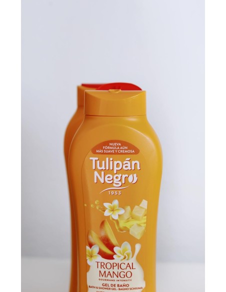 tulipan negro bagnoschiuma - 650ml - tropical mango - intense and fresh: tuttocasashop.it: igiene e cura della persona