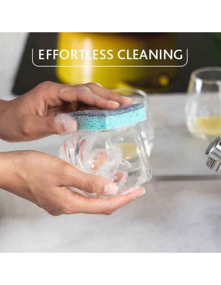 vileda pro clean spugne con abrasivo - 2 pezzi - viscosa: tuttocasashop.it: pulizia e cura della casa