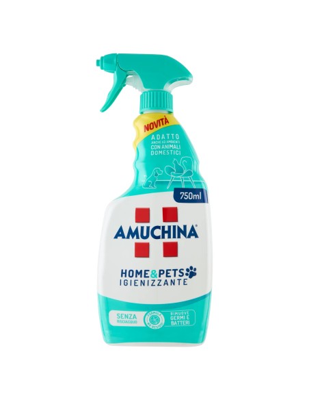 amuchina spray home & pets igienizzante - 750ml - rimuove germi e batteri: tuttocasashop.it: pulizia e cura della casa