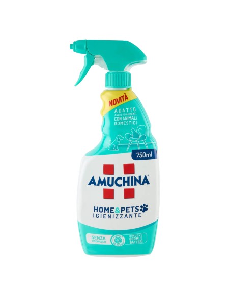 amuchina spray home & pets igienizzante - 750ml - rimuove germi e batteri: tuttocasashop.it: pulizia e cura della casa