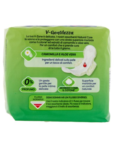 nuvenia natural care assorbenti - 10 pezzi - con ali: tuttocasashop.it: igiene e cura della persona