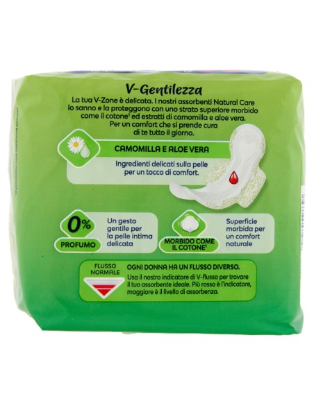 nuvenia natural care assorbenti - 10 pezzi - con ali: tuttocasashop.it: igiene e cura della persona