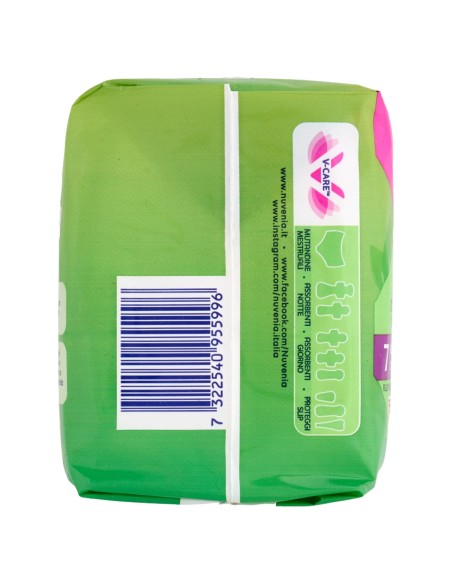 nuvenia natural care assorbenti - 7 pezzi - notte con ali: tuttocasashop.it: igiene e cura della persona