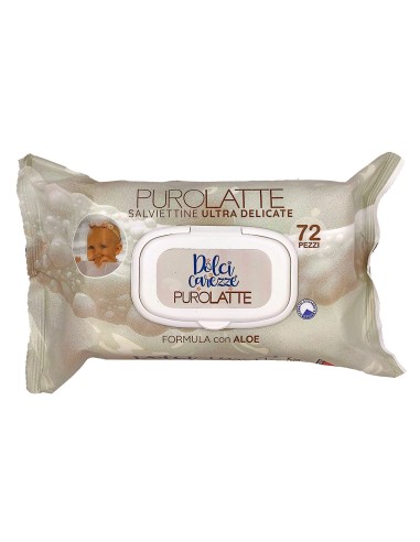 dolci carezze salviettine imbevute - 72 pezzi - pop-up - purolatte con aloe: tuttocasashop.it: igiene e cura della persona