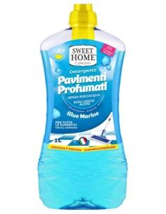 sweet home detergente pavimenti - 1 litro - blue marine: tuttocasashop.it: pulizia e cura della casa