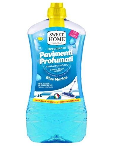 sweet home detergente pavimenti - 1 litro - blue marine: tuttocasashop.it: pulizia e cura della casa