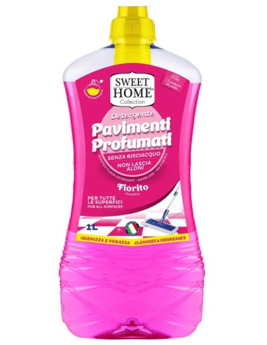 sweet home detergente pavimenti - 1 litro - fiorito: tuttocasashop.it: pulizia e cura della casa