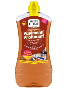 sweet home detergente pavimenti 1 litro - parquet e laminati - cedro e ambra: tuttocasashop.it: pulizia e cura della casa