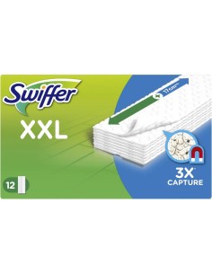 swiffer xxl catturapolvere - 12 panni - 3x cattura polvere peli e capelli: tuttocasashop.it: pulizia e cura della casa