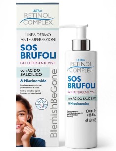 ultra retinol complex sos brufoli 100ml - detergente viso - acido salicilico: tuttocasashop.it: igiene e cura della persona