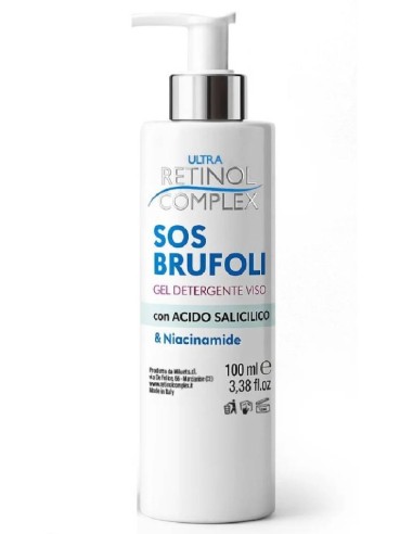 ultra retinol complex sos brufoli 100ml - detergente viso - acido salicilico: tuttocasashop.it: igiene e cura della persona