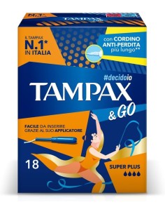 tampax &go assorbenti interni - 18 tamponi - super: tuttocasashop.it: igiene e cura della persona
