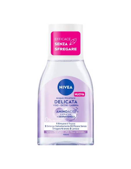 nivea acqua micellare 100ml - mini - formato viaggio: tuttocasashop.it: igiene e cura della persona