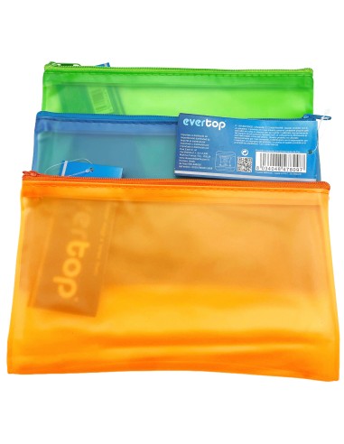 bustina beauty c/zip 12x20cm col.ass.097: tuttocasashop.it: altro - bazar