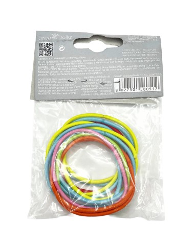 elastici capelli grandi 12pz col.ass.512: tuttocasashop.it: igiene e cura della persona