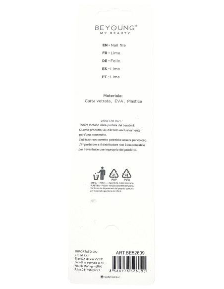 lima unghie carta 120/180            095: tuttocasashop.it: igiene e cura della persona