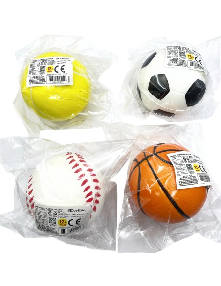 pallina spugna sport 10cm 4ass       177: tuttocasashop.it: altro - bazar