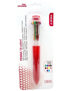 penna multicolore - 10 colori: tuttocasashop.it: altro - bazar