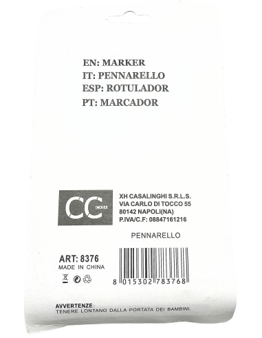 marcatori indelebili 4pz blu         768: tuttocasashop.it: altro - bazar