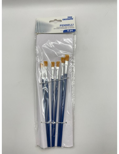 pennelli dipinto set 6pz             413: tuttocasashop.it: altro - bazar