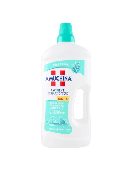 amuchina detergente pavimenti 1250ml - fresh aloe - animali domestici: tuttocasashop.it: pulizia e cura della casa