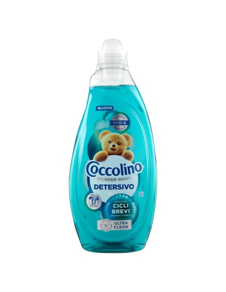 coccolino detersivo cicli brevi 37 lavaggi 1480ml - ultra clean: tuttocasashop.it: prodotti per bucato e tessuti